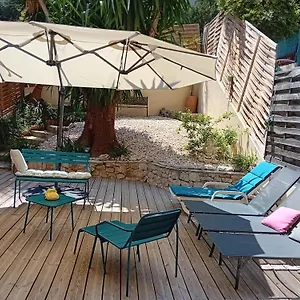  Appartement Nice- Gairaut - Jardin Prive- Grand F1 Lumineux-piscine Collective
