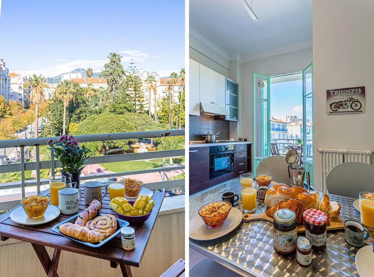 Victor Hugo - Beautiful Apartment - View Over Garden Nice France